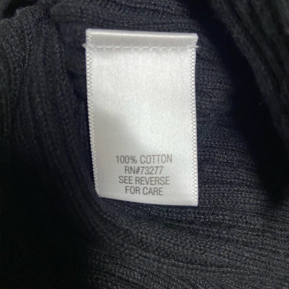 Croft & Barrow Sweater Jacket Size Large Ribbed - Picture 5 of 6